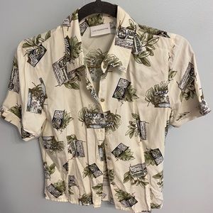 Liz Clairborne Hawaii travel blouse